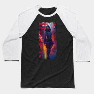 Cyberpunk samurai girl Baseball T-Shirt